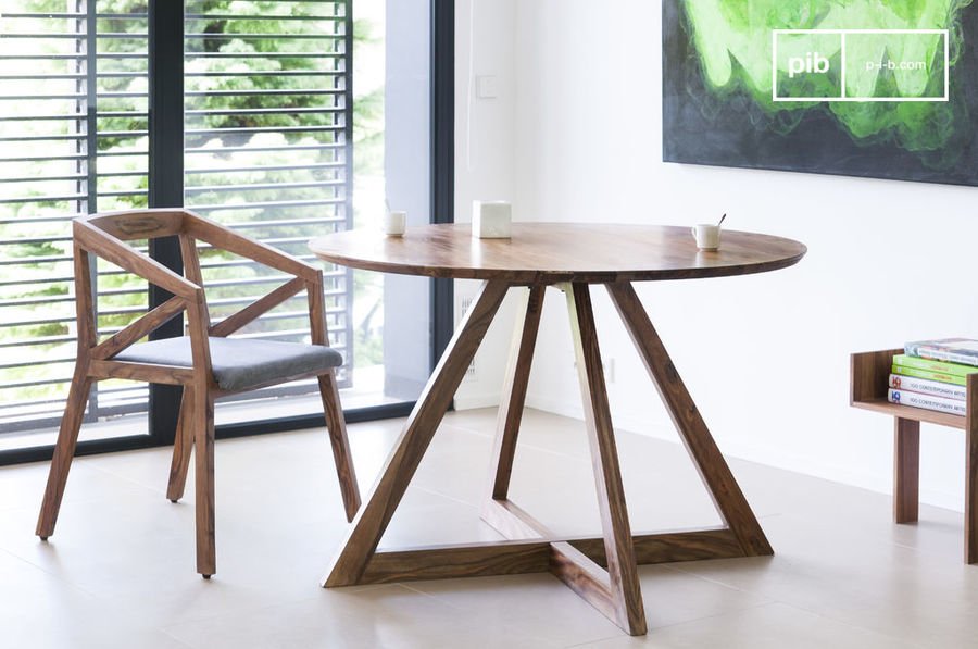 Retro table scandinave design