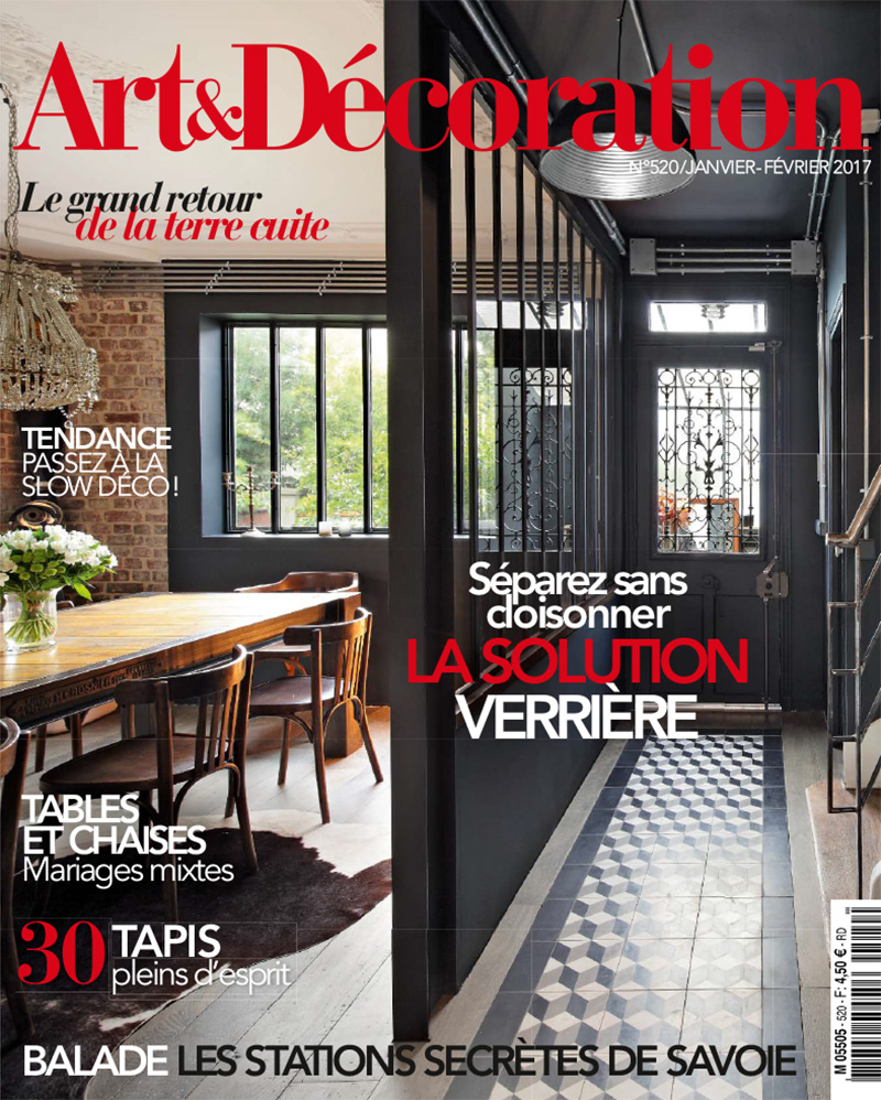 Art and Decoration magazine January and February 2017