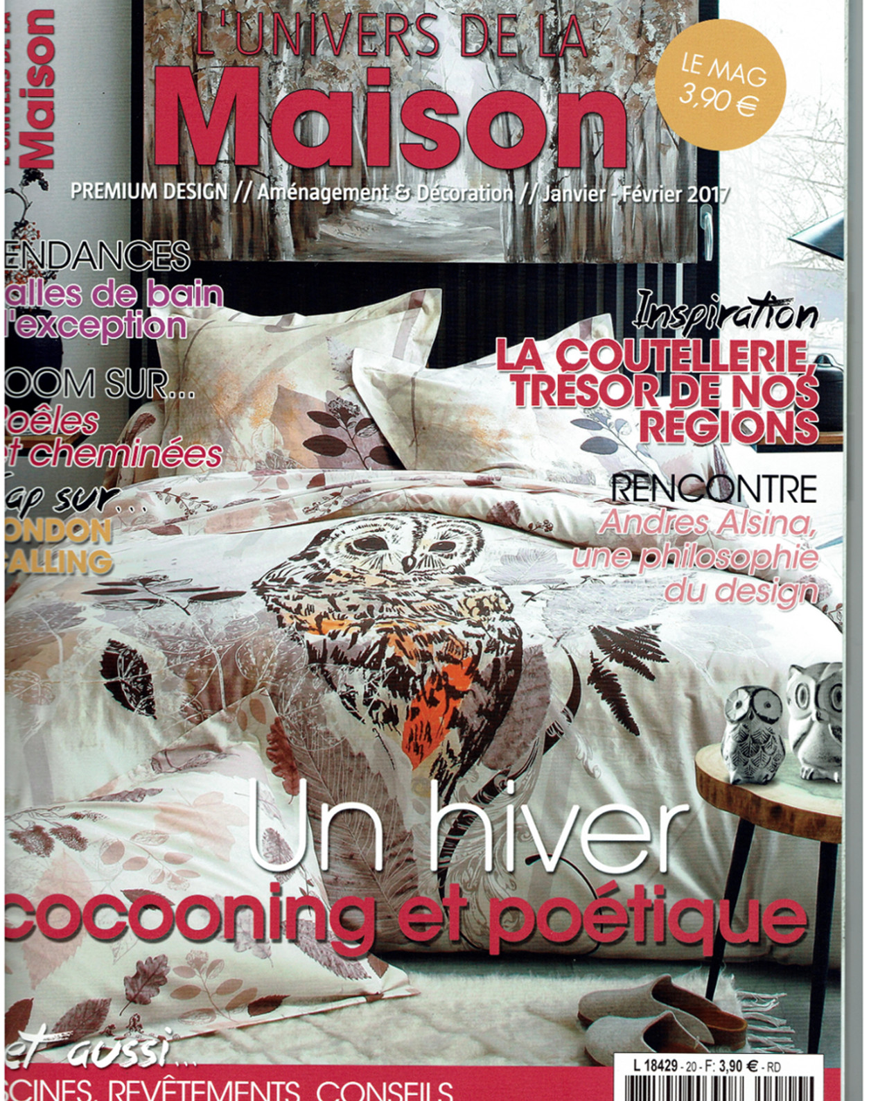 L´universe de la maison January and February 2017