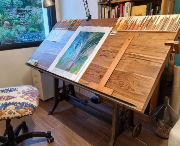 Architect's teak table 1928