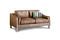 Miniature 2-seater sofa Heidsieck cinnamon Clipped