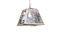 Miniature 26cm Serre suspension light Clipped