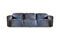 Miniature 3-seater leather sofa Atsullivan Clipped