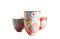 Miniature Set of 4 coloured espresso cups Tzigane Clipped