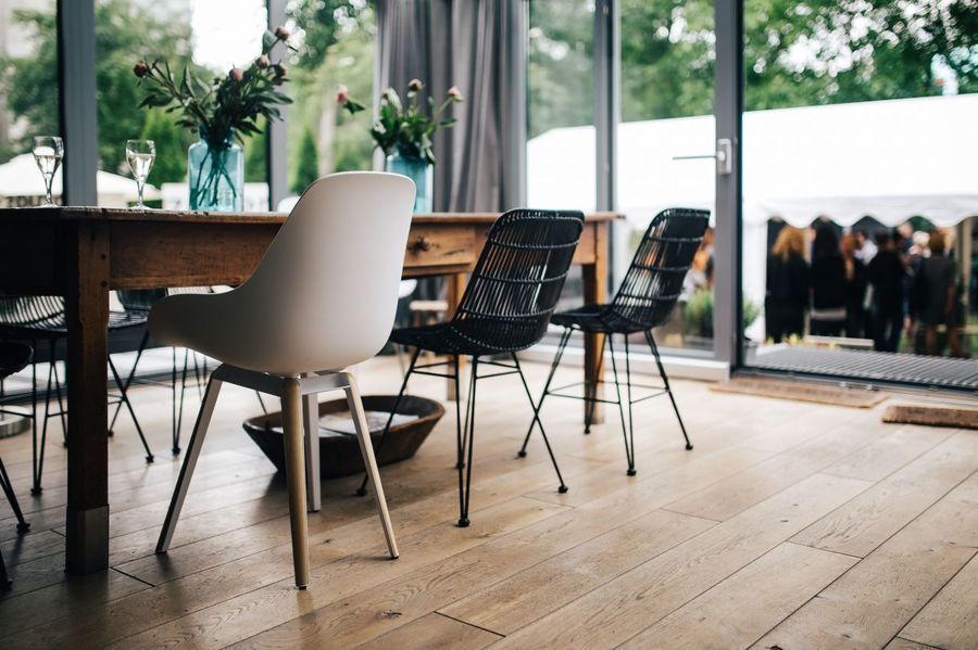 A modern Scandinavian living room