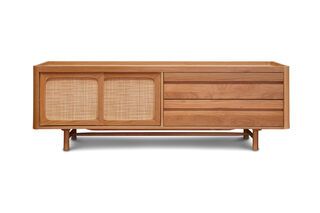 Aarne TV cabinet in light oak