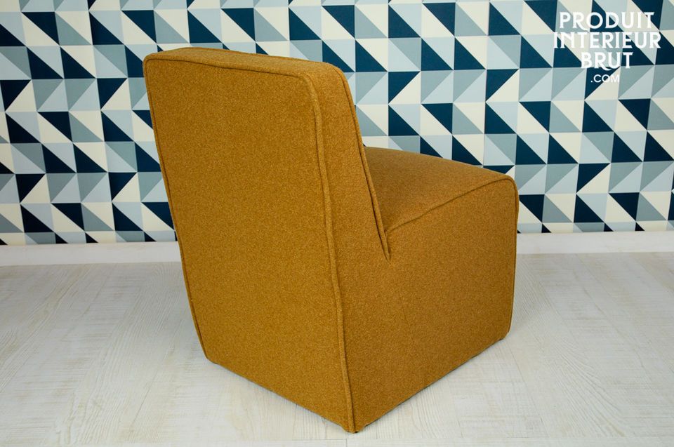 What is also great about this chair is that you can put several together to create a modular sofa