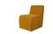 Miniature Alborg ochre baize chair Clipped