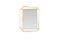 Miniature Gold metal mirror Alma Clipped