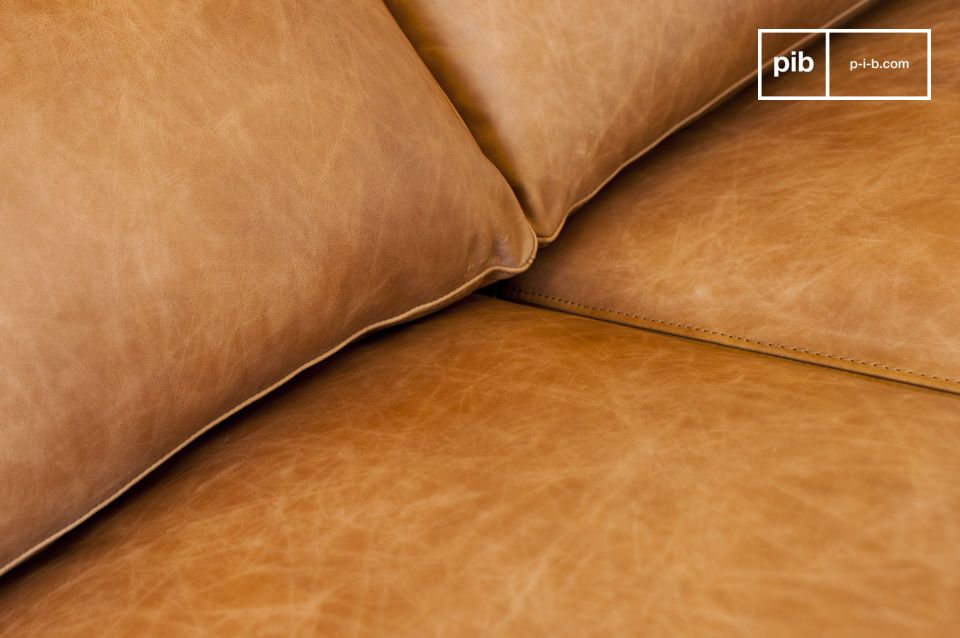 Generously padded cushions for enveloping comfort.