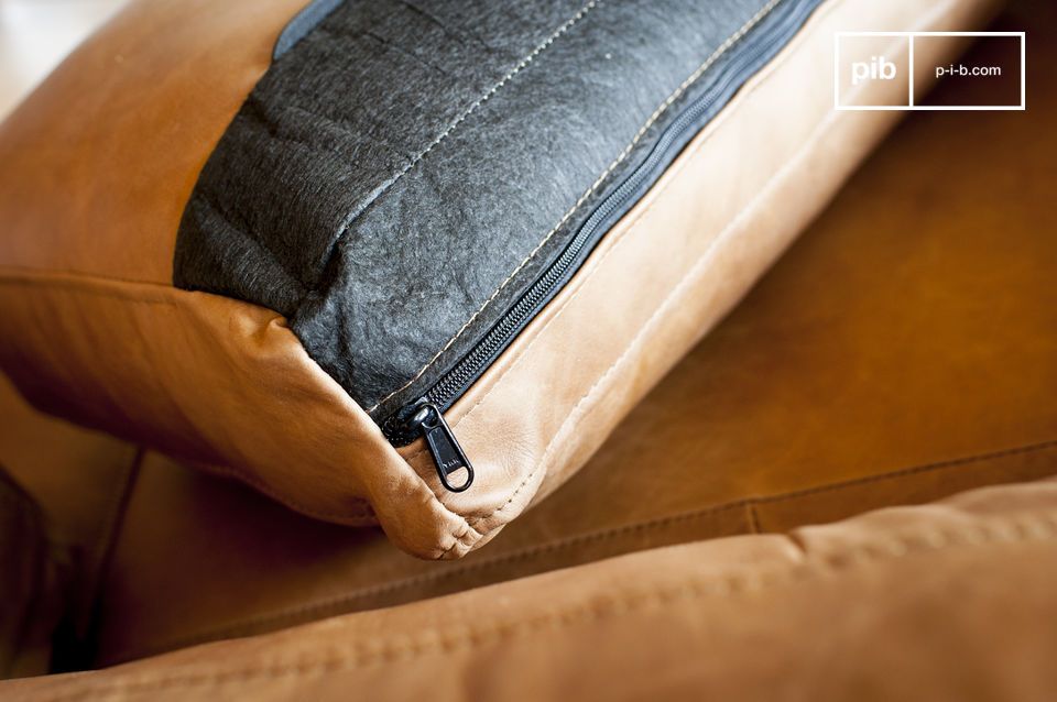 The cushions are removable to allow easy maintenance.