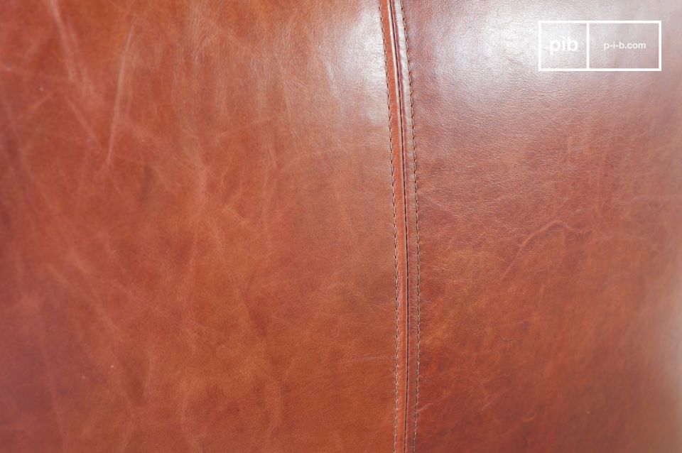 High quality aniline leather.
