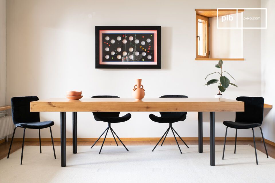 Avesta large dining table in light wood