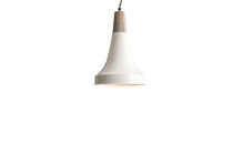 Beige metal pendant light
