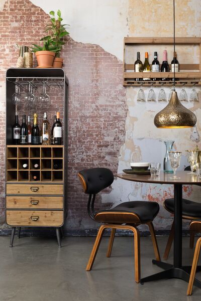 Bar furniture for an industrial interior