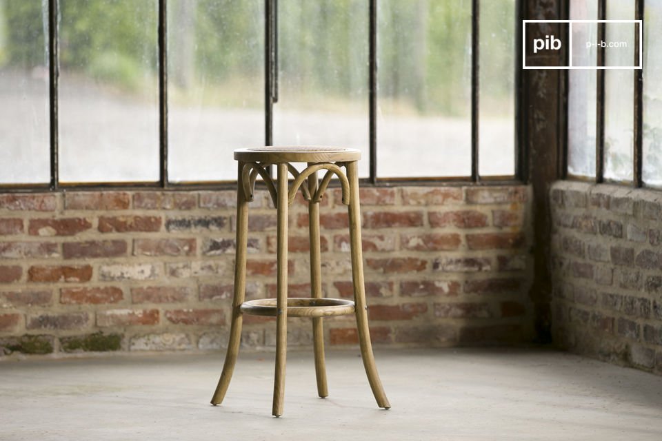 Bar stool adapted for daily use.