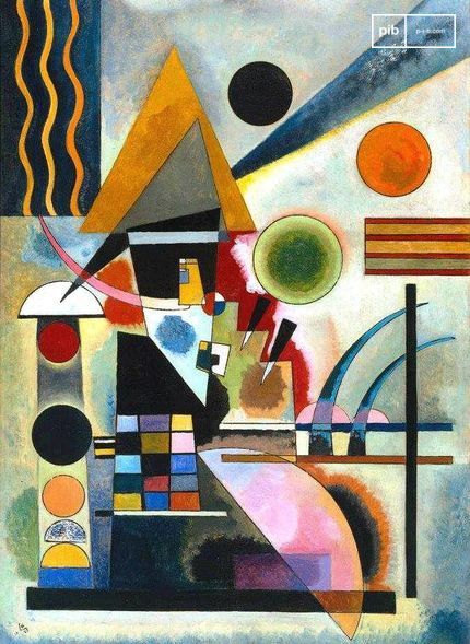 Bauhaus art - Swinging by Wassily Kandinsky, 1925