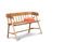 Miniature Bench Bovary made of teakwood Clipped