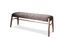 Miniature Varnished acacia bench Larssön Clipped