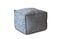Miniature Black and white pouf Cabourg Clipped