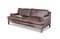 Miniature Big leather sofa Sanary Clipped