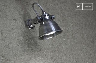Silver wall light Bistrot