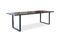 Miniature Black ash dining table Osaka Clipped