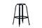 Miniature Black bar stool with rivets Clipped