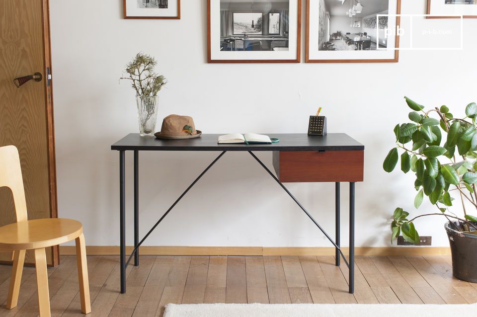 Nice desk with fine and elegant lines of Japanese influence.