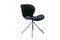 Miniature Black Scandinavian chair Hetsik Clipped
