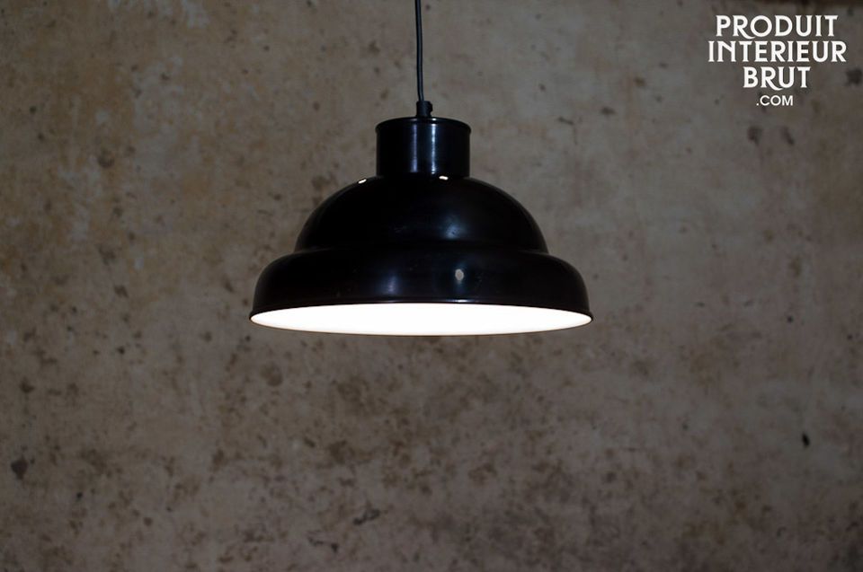 Black industrial ceiling light 31cm