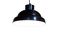 Miniature Black industrial ceiling light 31cm Clipped