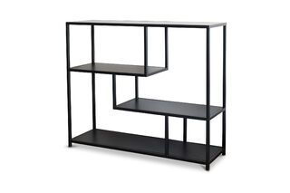 Black metal console Duvignac