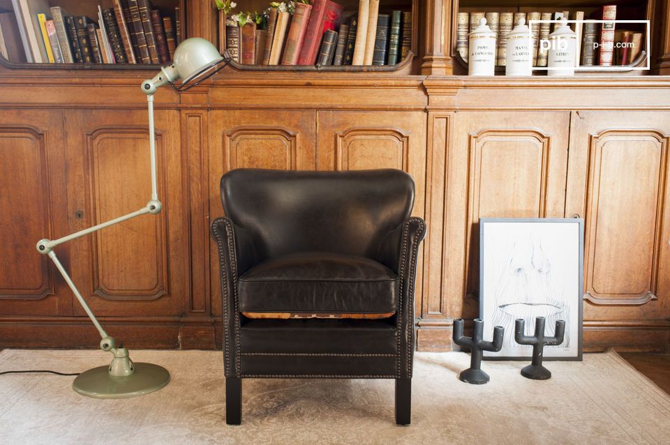 A small armchair with a very versatile retro design.