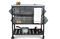 Miniature Bluestone kitchen storage cart Clipped