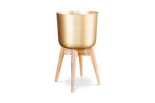 Brass plant holder Port-Cros