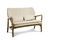 Miniature Solid wood bench Breda Clipped