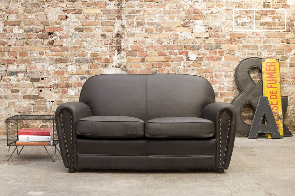 Brown Cigar club sofa