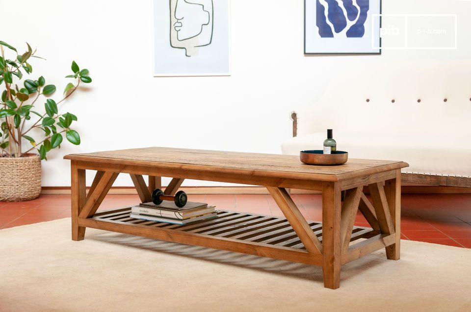 A table can be combined with rustic, contemporary or industrial style