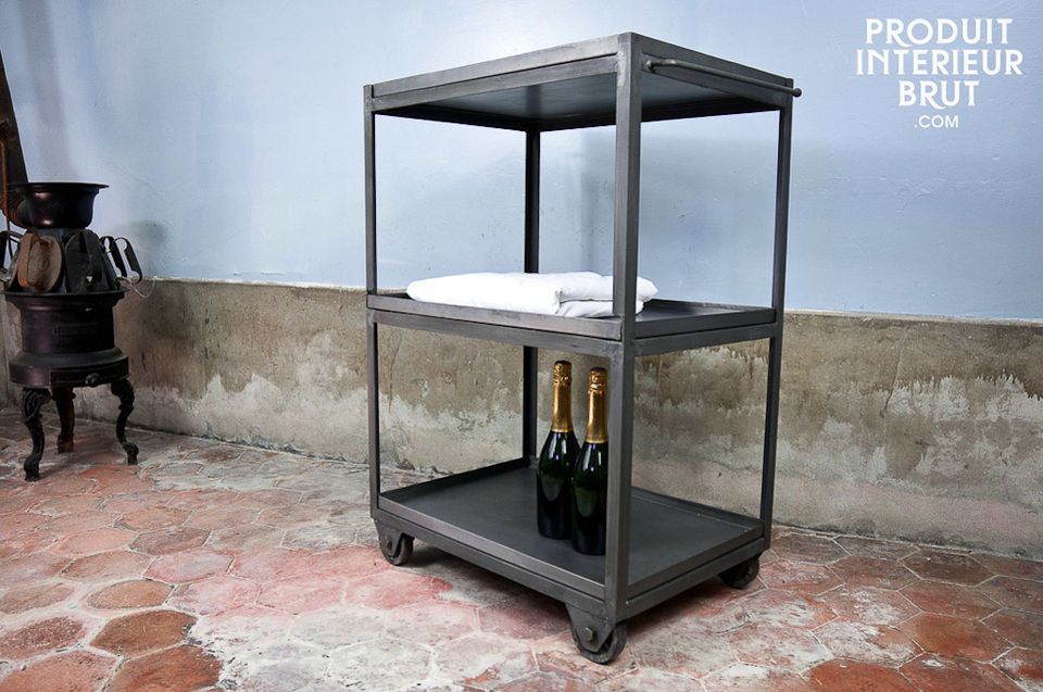 Cafe style kitchen trolley