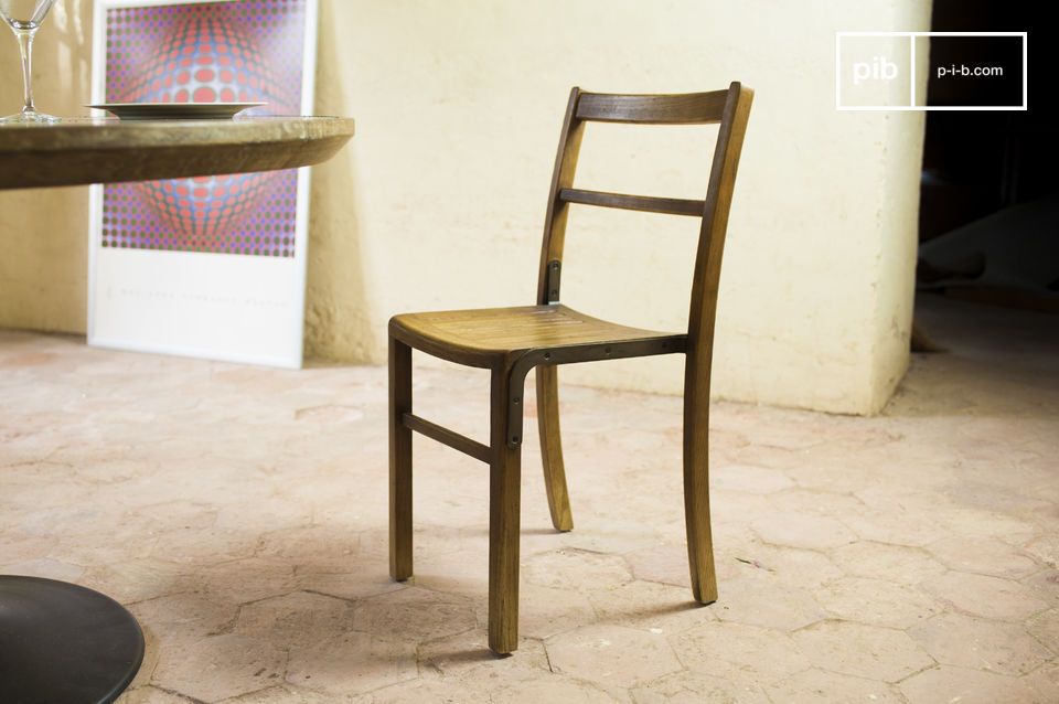 A high quality bistro chair with a stylish design.