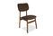 Miniature Varnished acacia chair Larssön Clipped