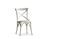 Miniature White wood bistro chair Pampelune Clipped