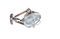 Miniature Adjustable silver metal spotlight Chicago Clipped