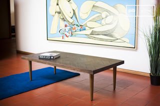 Dark wood coffee table Alienor