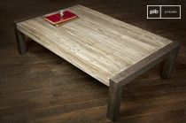 Coffee table with recycled teak