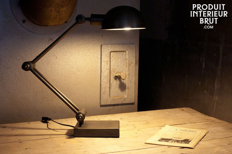 Stable and robust, this lamp could have come straight from an early 20th Century government office