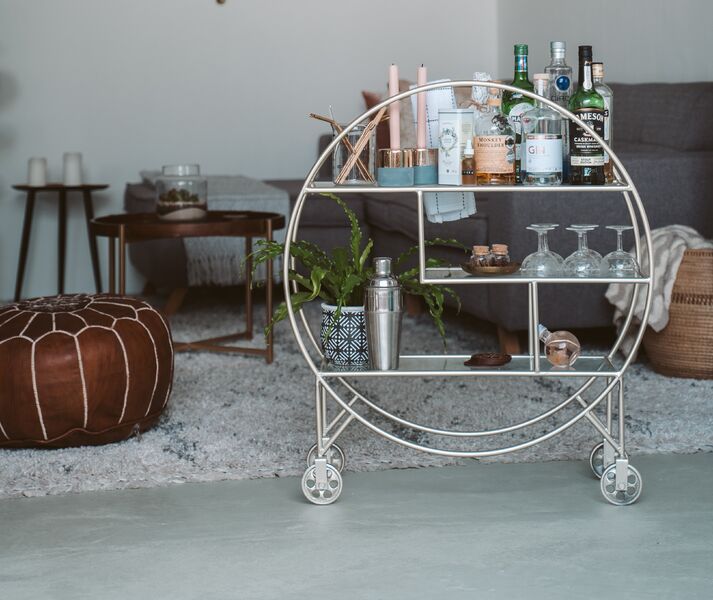 Compact, modern bar furniture