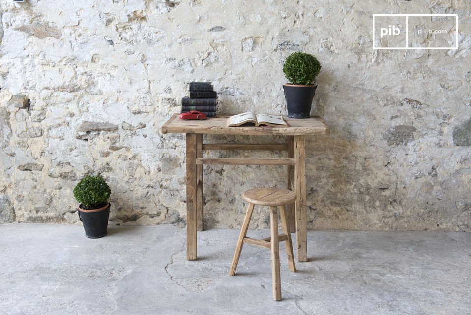 Every wood console table is a unique because the table tops shows different grains