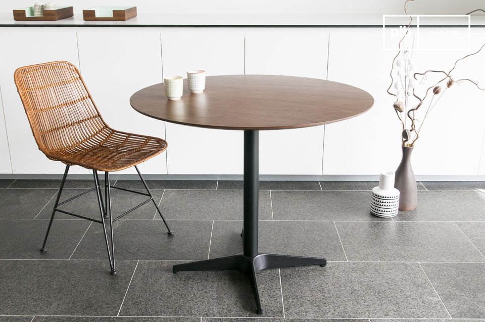 A table with the Scandinavian style of the 60s